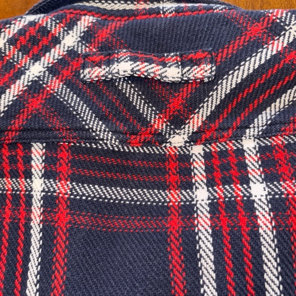 Duluth Trading Co Men's heavyweight blanket Red Plaid shirt never worn - Picture 7 of 7